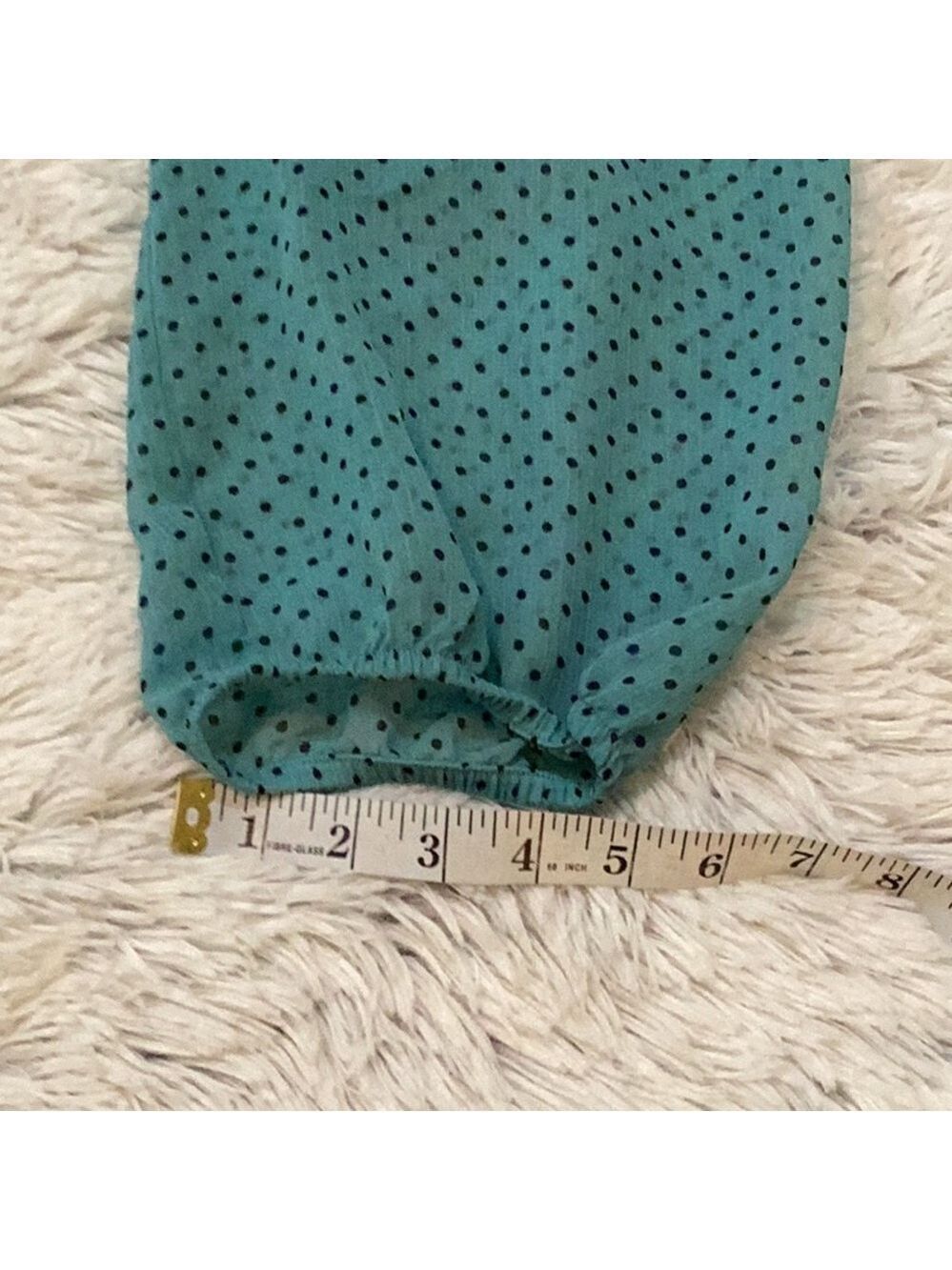 Liz Claiborne Woman’s XL blouse with matching cami tealish green with bl… - Picture 15 of 15